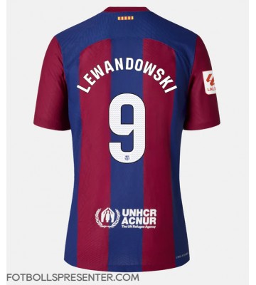 Barcelona Robert Lewandowski #9 Hemma Matchtröja 2023-24 Kortärmad